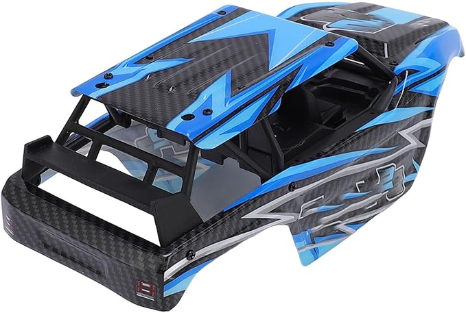 Alomejor 1/18 RC Car Body PVC Material Blue for Haiboxing 18859 18858 Stylish &amp Cool Design Easy Installation