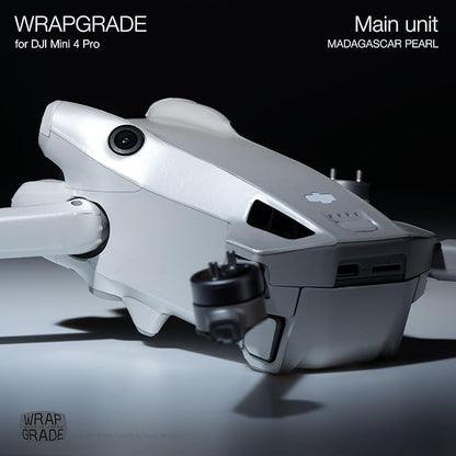 WRAPGRADE Skin Stickers Compatible with DJI Mini 4 Pro | Full Wrap (Madagascar Pearl)