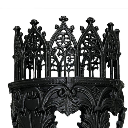 Pillar Candle Holders,Cathedral Desk Decor | Candlestick Holder | for Home Dinner Room Fireplace Mantel Farmhouse Wedding