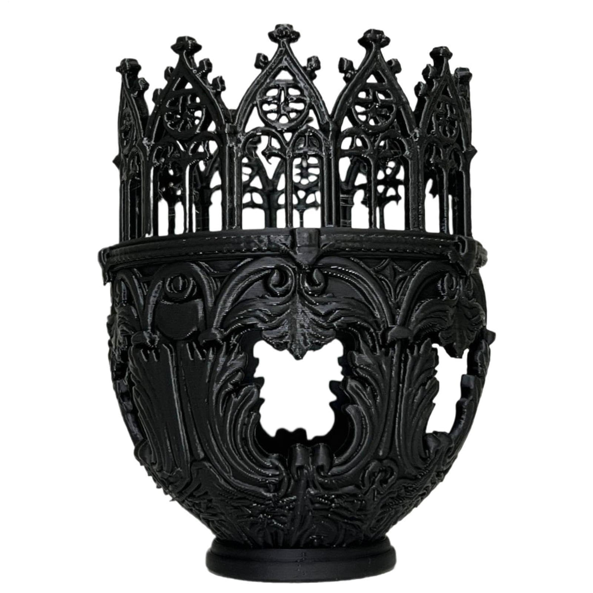Candle Holders for Pillar Candles - Cathedral Design Table Centerpiece - Candlelight Stand | for Home Dinner Room Fireplace Mantel Farmhouse Wedding