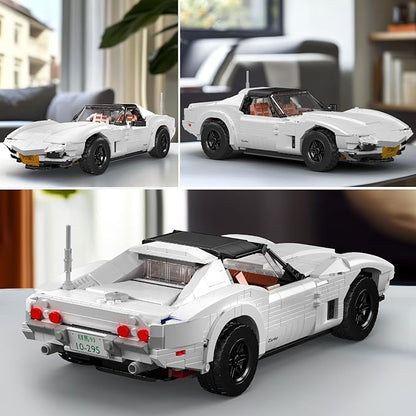 Mould King 10198 Technology Supercar Building Block Kits Car Model Building Sets MOC Car Gift for Adult Collections Enthusiasts 1347 Pieces