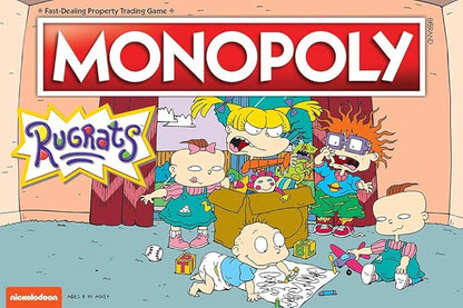 Monopoly Rugrats Board Game | Based on The Nickelodean Series Rugrats | Officially Licensed Rugrats Merchandise | Themed Classic Monopoly Game
