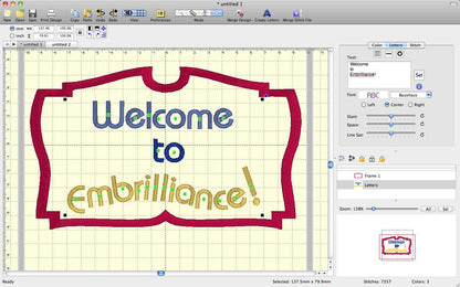 Embrilliance Essentials, Embroidery Software for Mac & PC