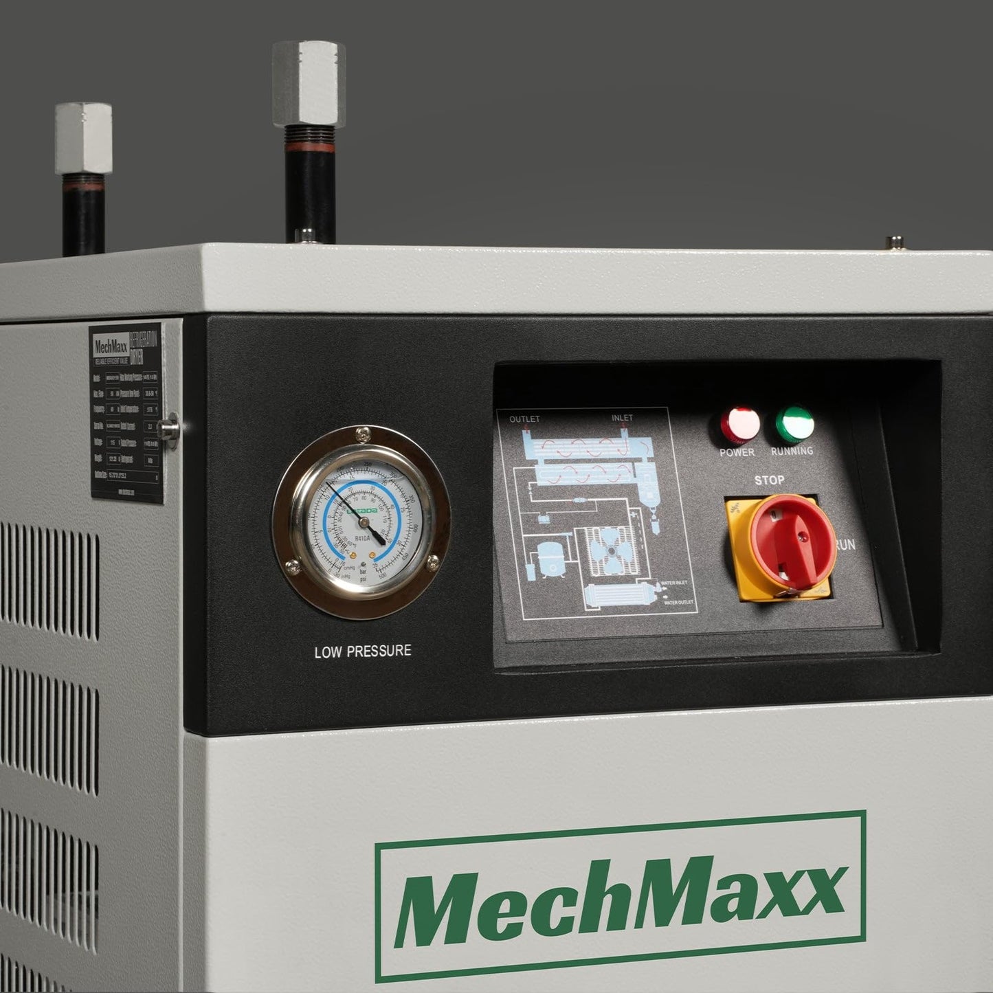 MechMaxx 50CFM Refrigerated Air Dryer 1Phase 115V For Air Compressor,Model M050AD115V