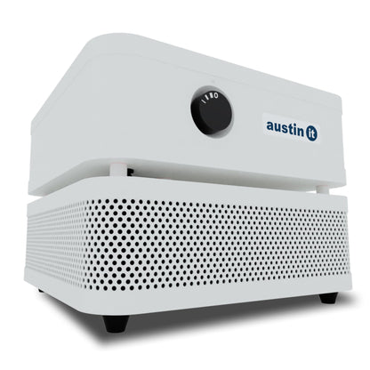 Austin Air it Room Air Purifier with VOC Carbon Wrap Air Filters - Personal Air Filter Single Room Air Purifiers - Portable Allergy Purifier - Stylish Tabletop Purifier for Dust, Model C100CC1