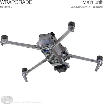WRAPGRADE Full Skin Stickers for DJI Mavic 3 / Mavic 3 Classic (Coloration-X)