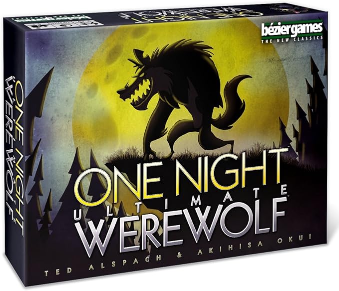 Bezier Games One Night Ultimate Werewolf Board Game Black (BEZONUW)