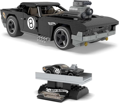 Mega Hot Wheels Rodger Dodger Racecar Building Set with 700 Pieces Toy Gift Set for Adult Builders