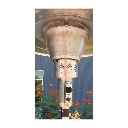 Hiland AZ Patio Heaters Commercial Patio Heater in Bronze