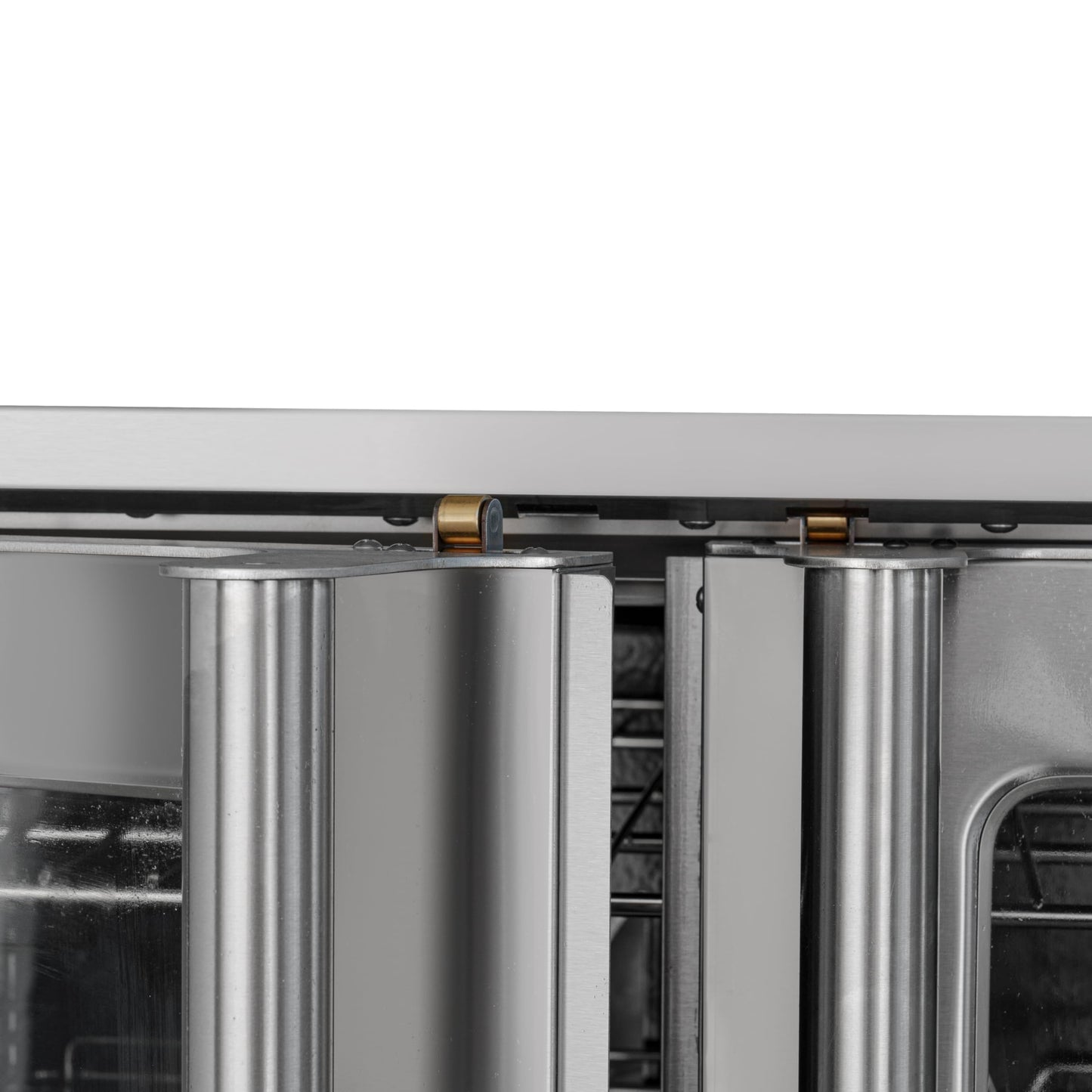 KoolMore 38 in. Full-Size Double Commercial Liquid Propane Convection Oven 108,000 BTU With Stacking And Casters in Stainless-Steel (KM-DCCO54-LPC)