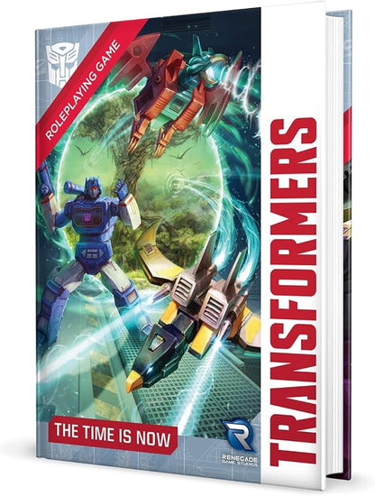 Renegade Game Studios Transformers RPG Adventure Book The Time is Now Hardcover Campaign Module for 4-6 Characters