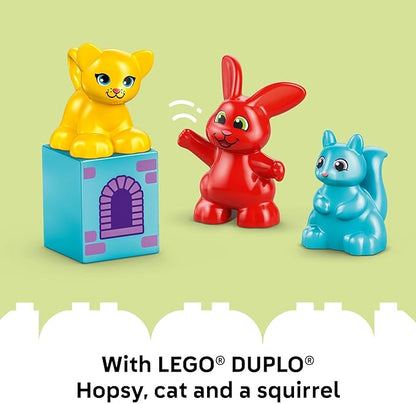 LEGO DUPLO Hopsy’s Castle Game Building Toy for Pretend Play - Learning &amp Education Play Set for Boys &amp Girls Ages 3+ - Toddlers Learn Skills Through Play - Gift Idea for Family Game Night -