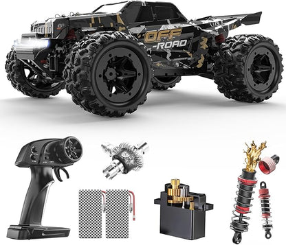 DEERC 9309E All Terrain Fast RC Cars for Adults 40KPH4WD Electric Off-Road Remote Control Monster Truck2.4Ghz High Speed CarWaterproof Monster Truck with 2 Batteries for Boys &amp Kids
