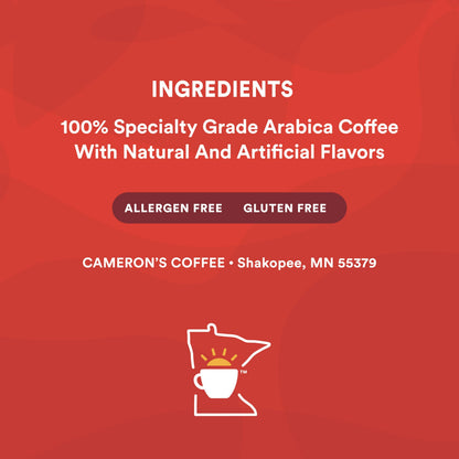 Cameron's Coffee Roasted Whole Bean Coffee, Flavored, Toasted Southern Pecan, 32 Ounce