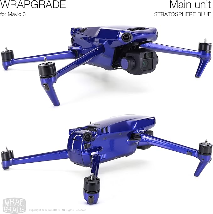 WRAPGRADE Skin Compatible with DJI Mavic 3 Pro (Stratosphere Blue)