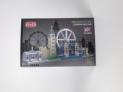dOvOb Architecture London Skyline Collection Micro Mini Blocks Set Model Kit and Gift for Kids and Adults (3076 Pieces)