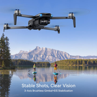 Ruko U11MINI 4K, Drones with Camera for Adults 4K Video 8K Photo, Under 249g, 3-Axis Gimbal, 20000ft FPV Transmission, AI Takeoff/Landing, Auto Return, GPS with Beeper, TOF, Beginner (96-Min Flight)