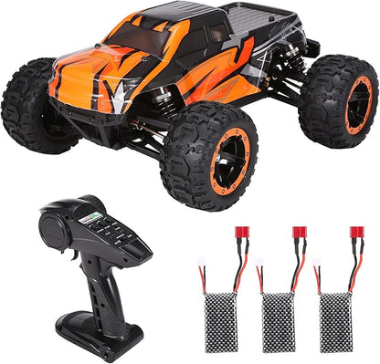 GoolRC 16889A Pro Brushless RC Cars for Adults 1:16 Scale Remote Control Car 4WD 45KM/H High Speed RC Truggy 2.4GHz All Terrains Off Road Monster Truck with 3 Batteries