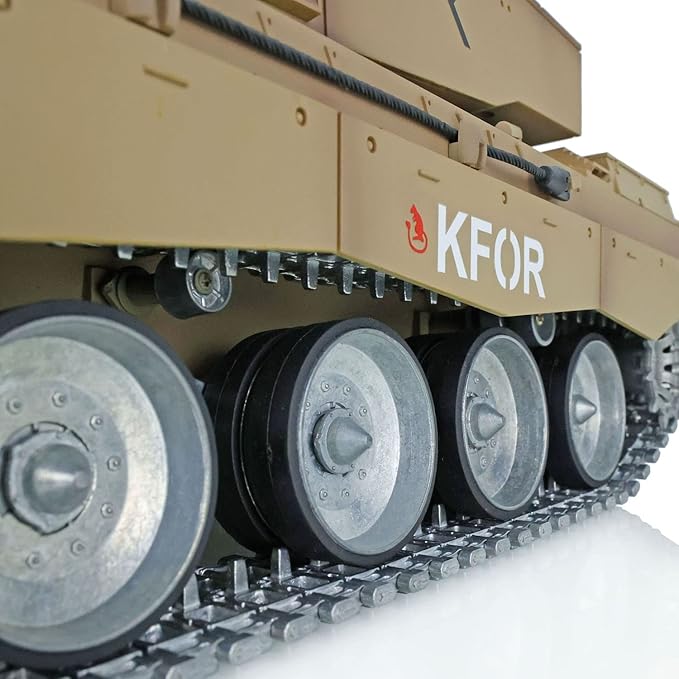 Pro Ver Henglong 1/16 7.0 Challenger Ii Rc Tank 3908 Metal Tracks W/Rubbers BB Airsoft that Shooting BB Bullets