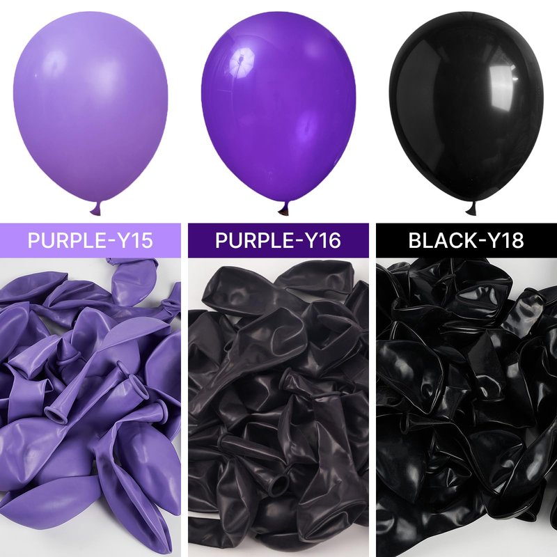 PartyWoo Dark Purple Balloons 100pcs 12 Inch Royal Purple Latex Helium Balloons for Birthday Baby Shower Graduation Anniversary Bachelorette Princess Butterfly Themed Party Decorations Purple-Y16