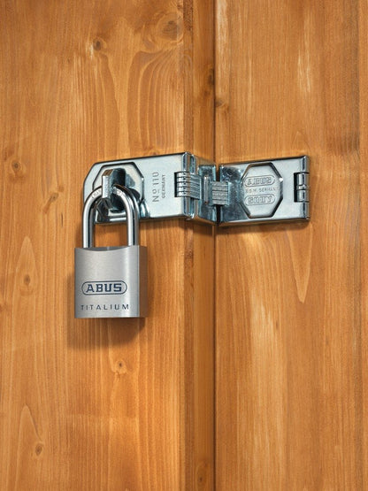 ABUS 80TI/50 KD Titalium Aluminum Alloy Padlock Keyed Different