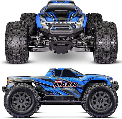 107154-1BLUE Traxxas Mini Maxx BL-2S - Blue