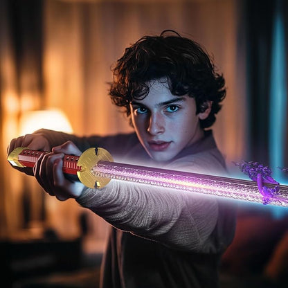 Mould King Zoro Sword Building Set - 41.7 Rechargeable LED Lightsaber with Display Stand DIY Assembly STEM Model Kit for Adults Creative Collectible Sci-Fi Toy &amp Cosplay Gift Idea (1832+ PCS)