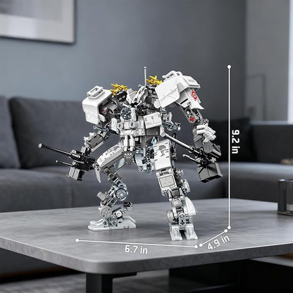 HIGH GODO Ghost Killer Mech Robot Transforming Building Blocks Set for Adults City Warrior Justice Hero Soldier Mech Model Building Kit Cool Creative Robots Toys Gift for Teens 466 Pieces