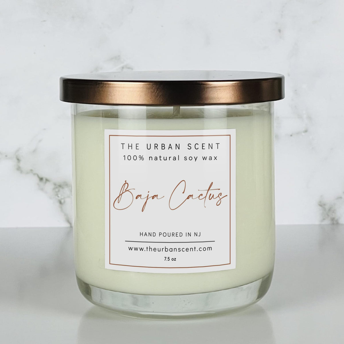 Baja Cactus Blossom Candle | Scented Soy Candle for Home| 7.5 oz, 45 Hour Burn Time, Made in The USA