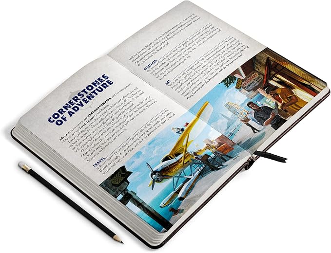 Broken Compass Adventure Journal Core Book - Roleplaying Game Inspired by Adventure Movies Fun RPG for Kids and Adults Ages 14+ 2-5 Players 120+ Minute Playtime Made by CMON