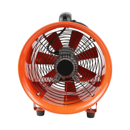 SZMiNiLED Portable Exhaust Blower Fan:12 inch Professional Industrial Exhaust Fan 3198CFM 585W Quiet Air Mover Portable Duct Ventilator for Utility Garage Commercial Basement Workshop Extractor Human