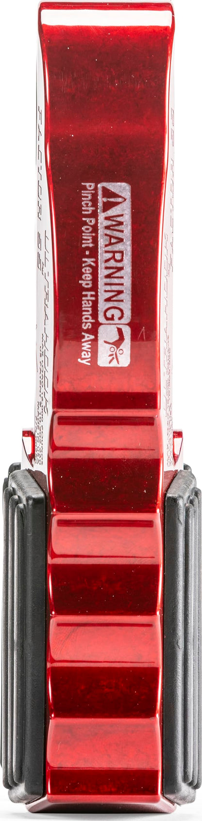 Factor 55 Ultrahook Closed System Shackle Pin Mount, Designed for Steel Cables and Synthetic Ropes - Red