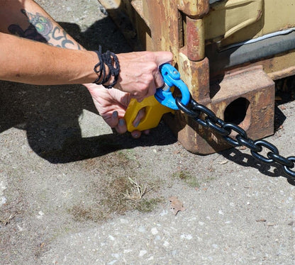 Mytee Products 3/8" x 5' Sea Shipping Container Loading Chain Bridle G100, V-Chain, Cargo, Storage, Moving