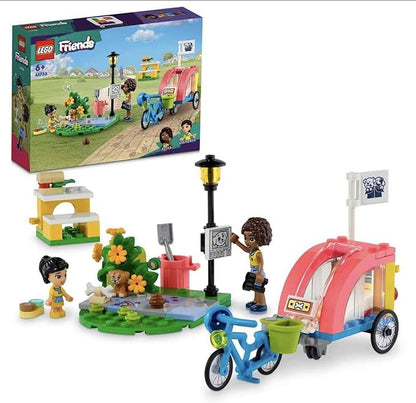 LEGO Friends 41738 Dog Rescue Bike Toy Blocks Present Rescue Animal Girls Ages 6 and Up