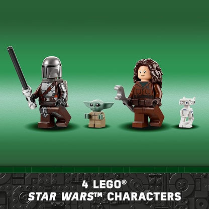 LEGO Star Wars The Mandalorian's N-1 Starfighter 75325 Building Set - The Book of Boba Fett Featuring Baby Yoda Grogu and Droid Toy Figures Birthday Gift idea for Kids Boys &amp Girls Ages 9+