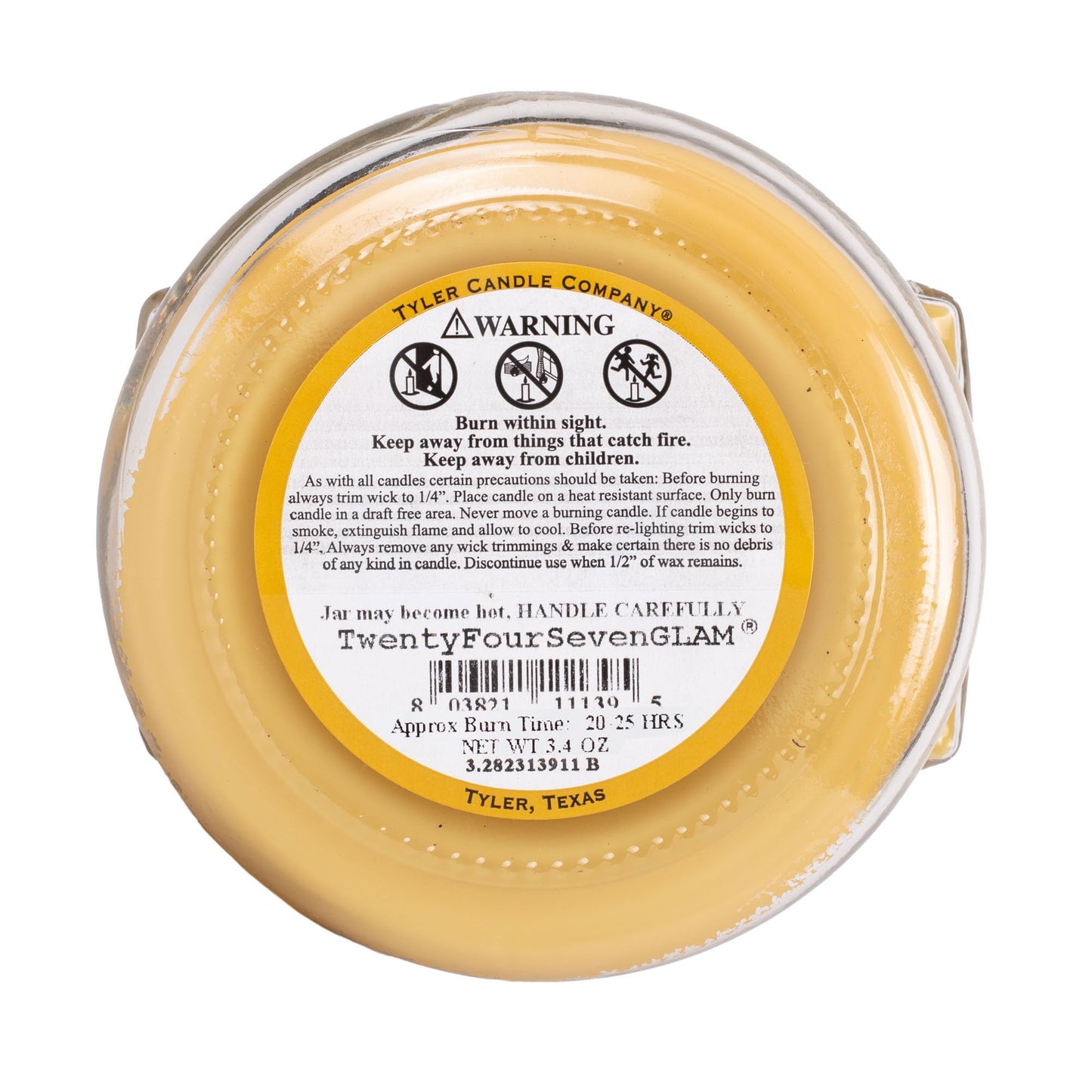 Tyler Candles - Twentyfourseven Glam 3.4 Oz,Taupe
