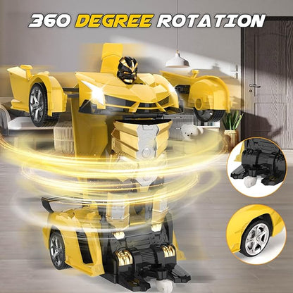 Transform Remote Control Car Toy for Kids 4 5 6 7 8 Remote Control Car for Boys 4-7 Transform Cars for Boys 4-6 Toy Car 5 Year Old Boy Toys for 3 4 5 6 7 8 9 10 11 12 Years Old Boy