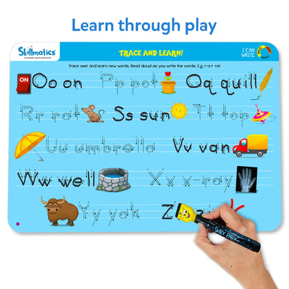 Skillmatics I Can Write - Reusable Preschool Learning Activities, Educational Toy and Game, Back to School Supplies, Gifts for Students, Kids, Toddlers Ages 3, 4, 5, 6