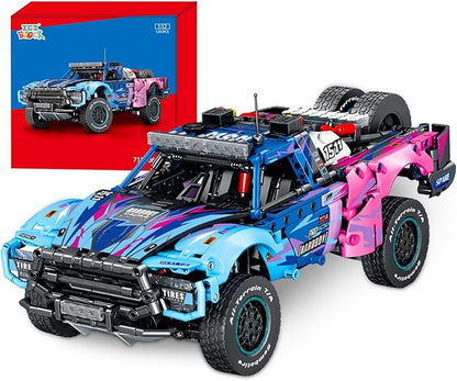 Baja 1000 Trophy Truck Building Blocks Kit1:12 Scale MOC Race Car Building ToysCollectible Car Modelfor 14+ Year BoysAdult(1341 Pieces)
