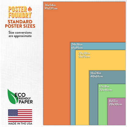 Flags of the World Poster Geography Classroom Decor International Country Reference Chart Cool Wall Art Print Poster 24x36