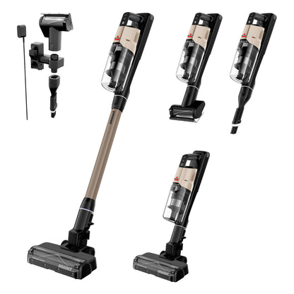 Bissell PowerClean FurGuard Self-Standing Cordless Vacuum w/Self-Cleaning Brush Roll, Wall Mount, Upholstery Tool & Bright Headlights, Amazon Exclusive Limited Edition Color, Coastal Clean, 4039A