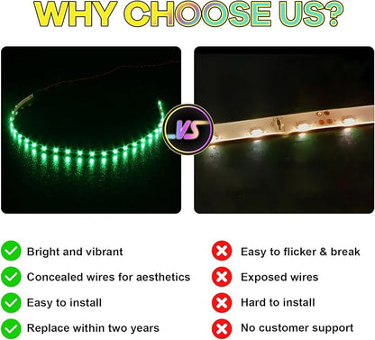 Upgraded Led Light Kit Compatible with Lego Porsche 911 GT3 R Rexy AO Racing Car Building Set Lights Decoration Compatible with Lego 42224 Best Gifts for Adults (Model Not Included)