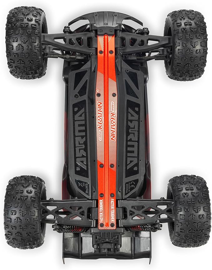 ARRMA 1/16 Mini Kraton 3S DSC 4X4 RTR Brushless Speed Truck Black/Red ARA2508T1
