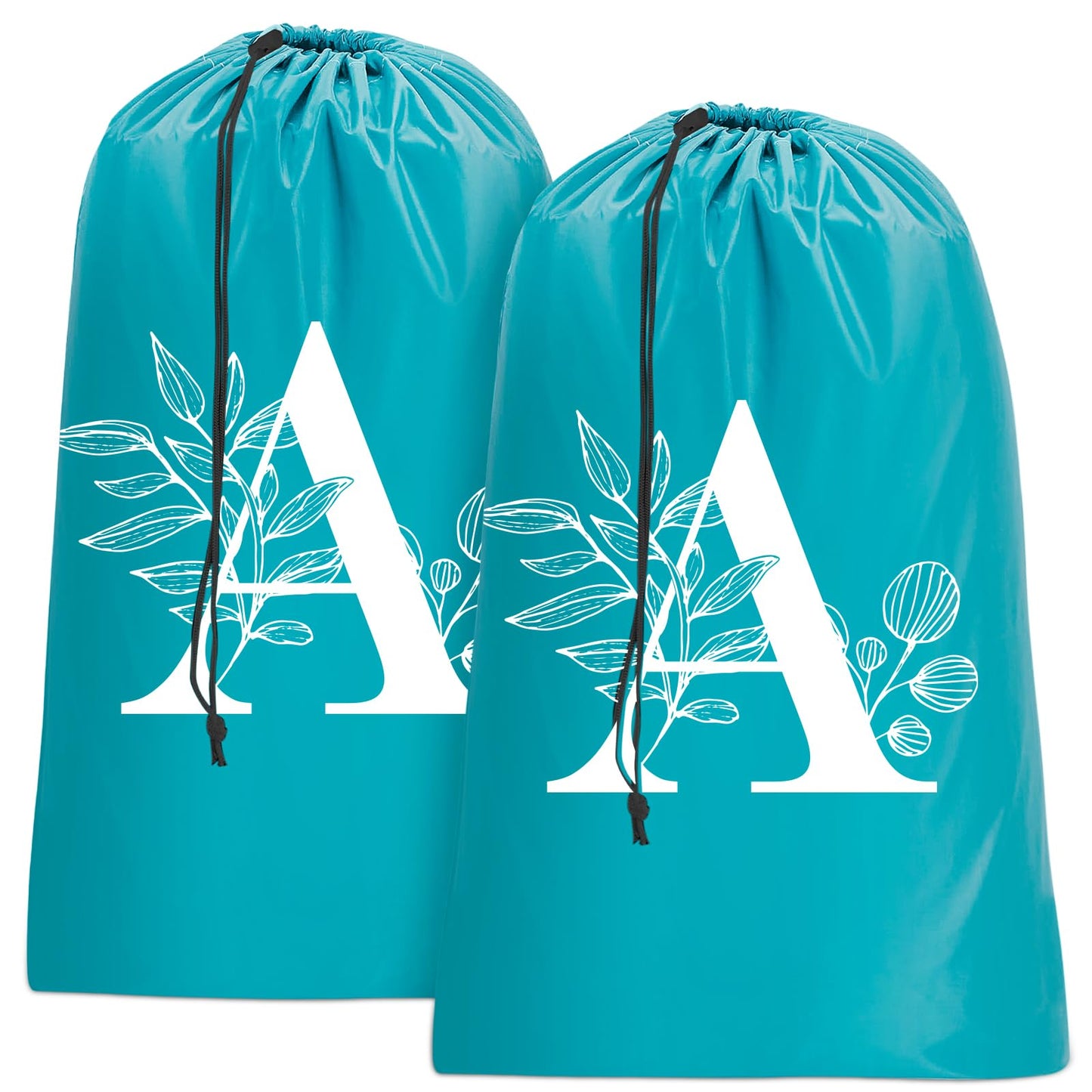 Sylfairy 2 Pack Extra Large Travel Laundry Bag, Dirty Clothes Organizer with Drawstring,Heavy Duty Travel Laundry Bags
