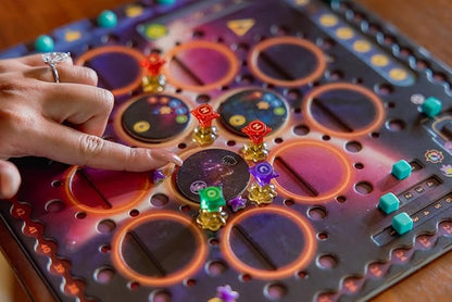 Crafting The Cosmos Board Game - Build The Galaxy with Stellar Resource Management! Sci-Fi Strategy Game for Kids &amp Adults Ages 14+ 2-4 Players 60-90 Minute Playtime Made by Office Dog