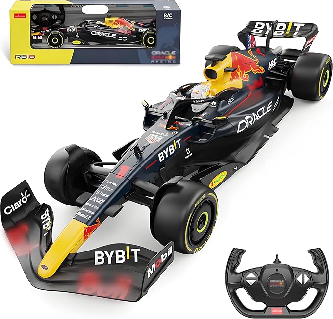 BEZGAR F1 RedBull Remote Control Car - 1:12 Officially Licensed Rb18 Toy Car 2.4GHz Race F1 Collection RC for BoysGirls and Adults Ideal for Kids &amp Collectors 94700