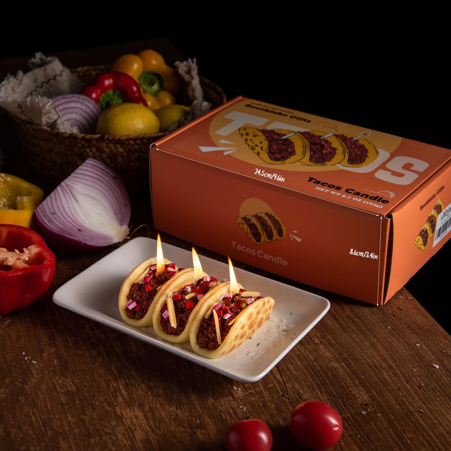 Mexican Taco Scented Vegetable Candle