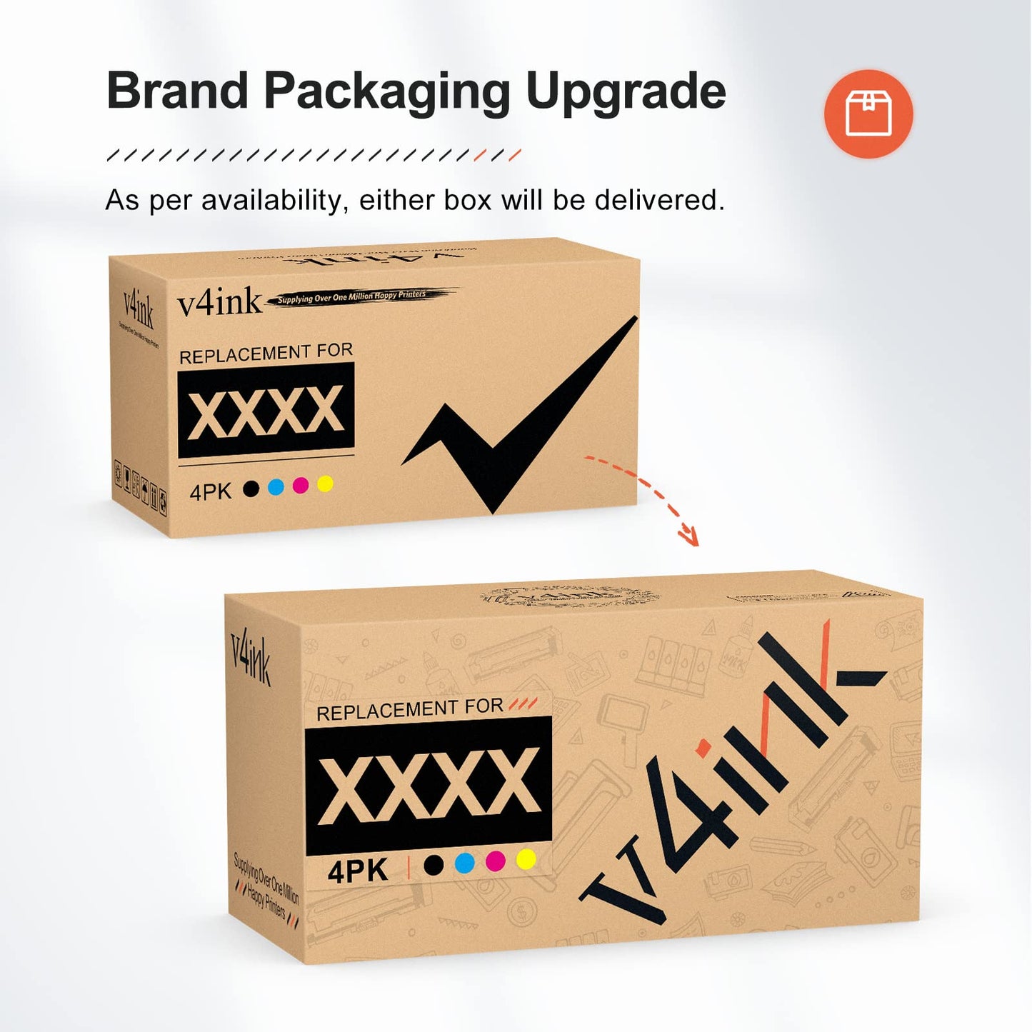 v4ink TN-433 TN-431 Compatible Toner Cartridge Replacement for Brother TN433 TN431 TN433BK to use with Mfc-L8900Cdw Mfc-L8610Cdw Hl-L8260Cdw Hl-L8360Cdw Hl-L8360Cdwt Hl-L9310CDW (Color Set)