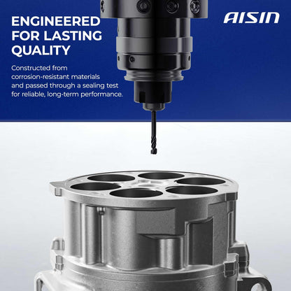 AISIN AFTERMARKET ACCFD-00088 Air Conditioner AC Compressor - Compatible with Ford Mustang 2007-2009, E-150 E-250 2007-2014, E-350 E-450 Super Duty 2007-2019 - with 6-Pulley Groove, with Clutch