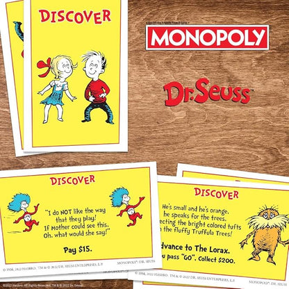 Monopoly: Dr. Seuss | Buy Sell Trade Books | Collectible Classic Monopoly Game Featuring Custom Game Board &amp Artwork | Officially-Licensed Game &amp Merchandise
